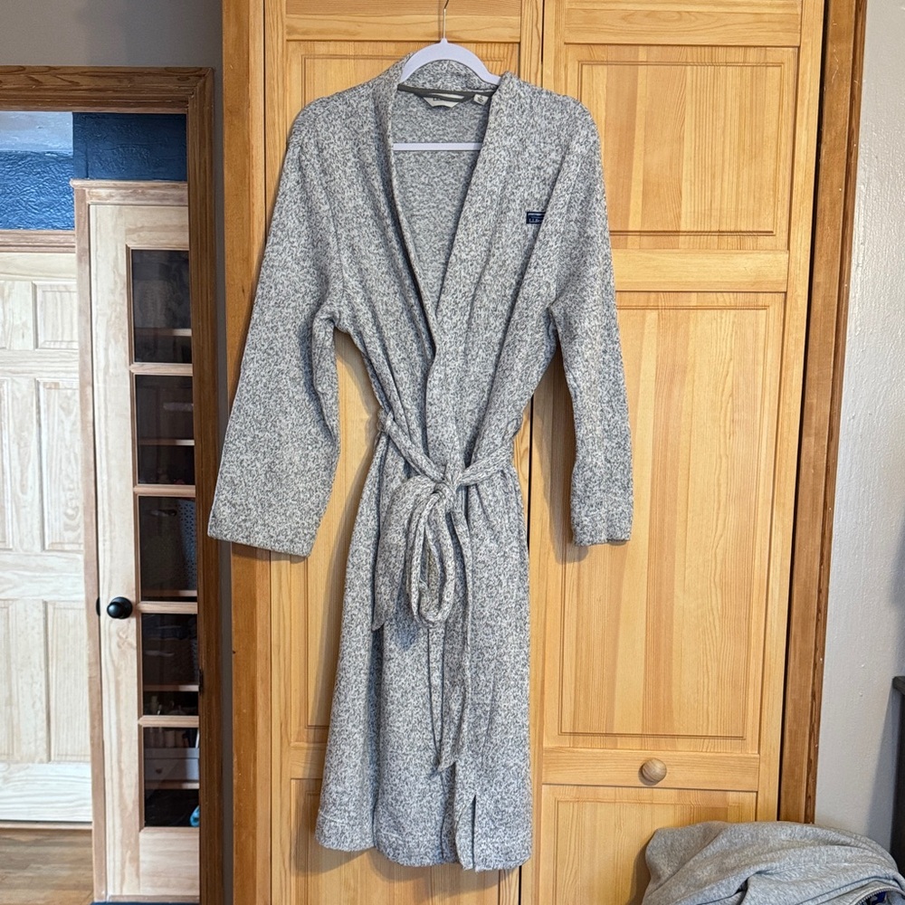 Llbean fleece  Bathrobe